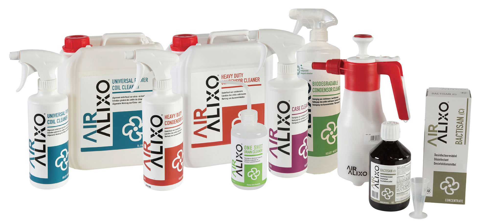 Photo with multiple Air Alixo products